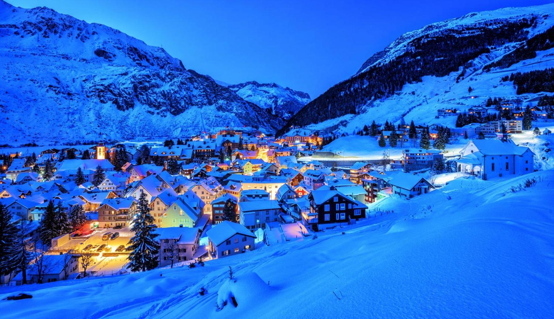 Top Modernes Apartment Im Herzen Von Andermatt Balkon & Bergblick Kültér fotó